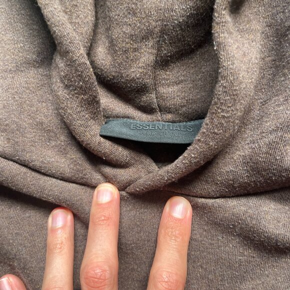 Essentials Fear of God Hoodie - Heather Brown - Picture 3 of 7